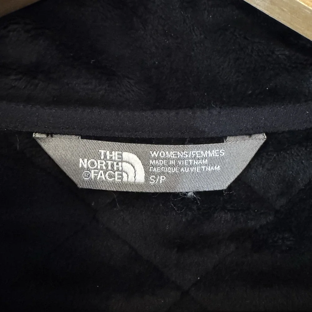 Womens The North Face Carolina Jacket Size Small Quilted‎ Fleece Lined Zip Black